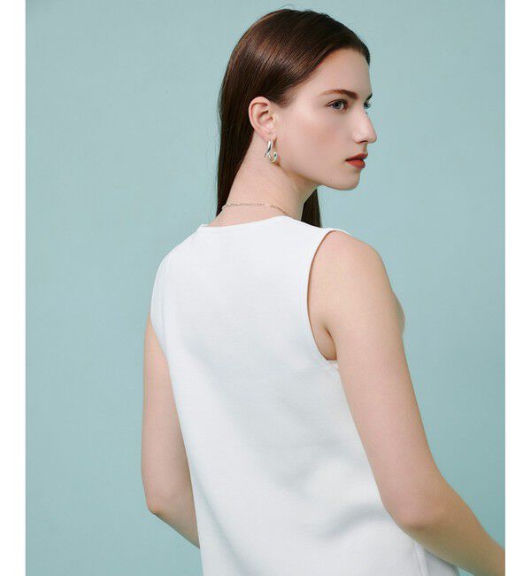 allureville「ミラノリブニットジレ」|ニット・セーター|