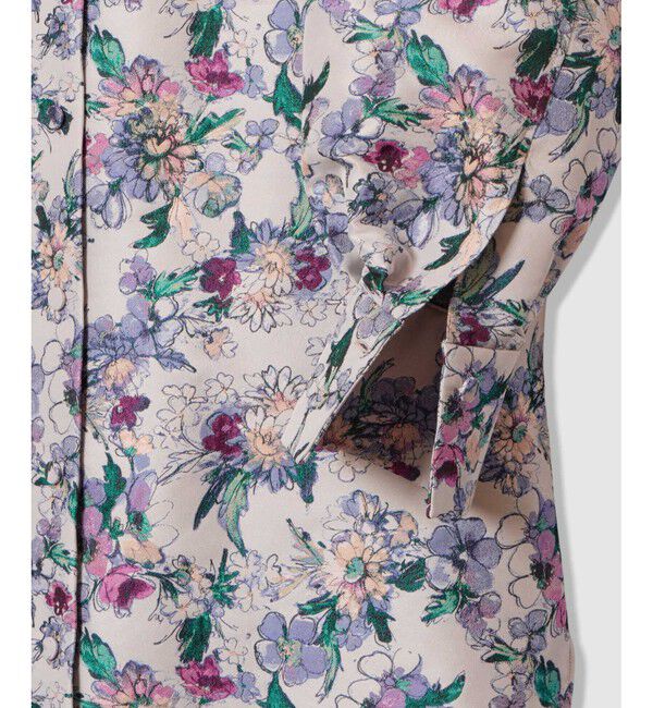 LOULOU WILLOUGHBY「【LOULOU WILLOUGHBY】LIMONTAフラワージャガードシャツワンピース」|ワンピース|