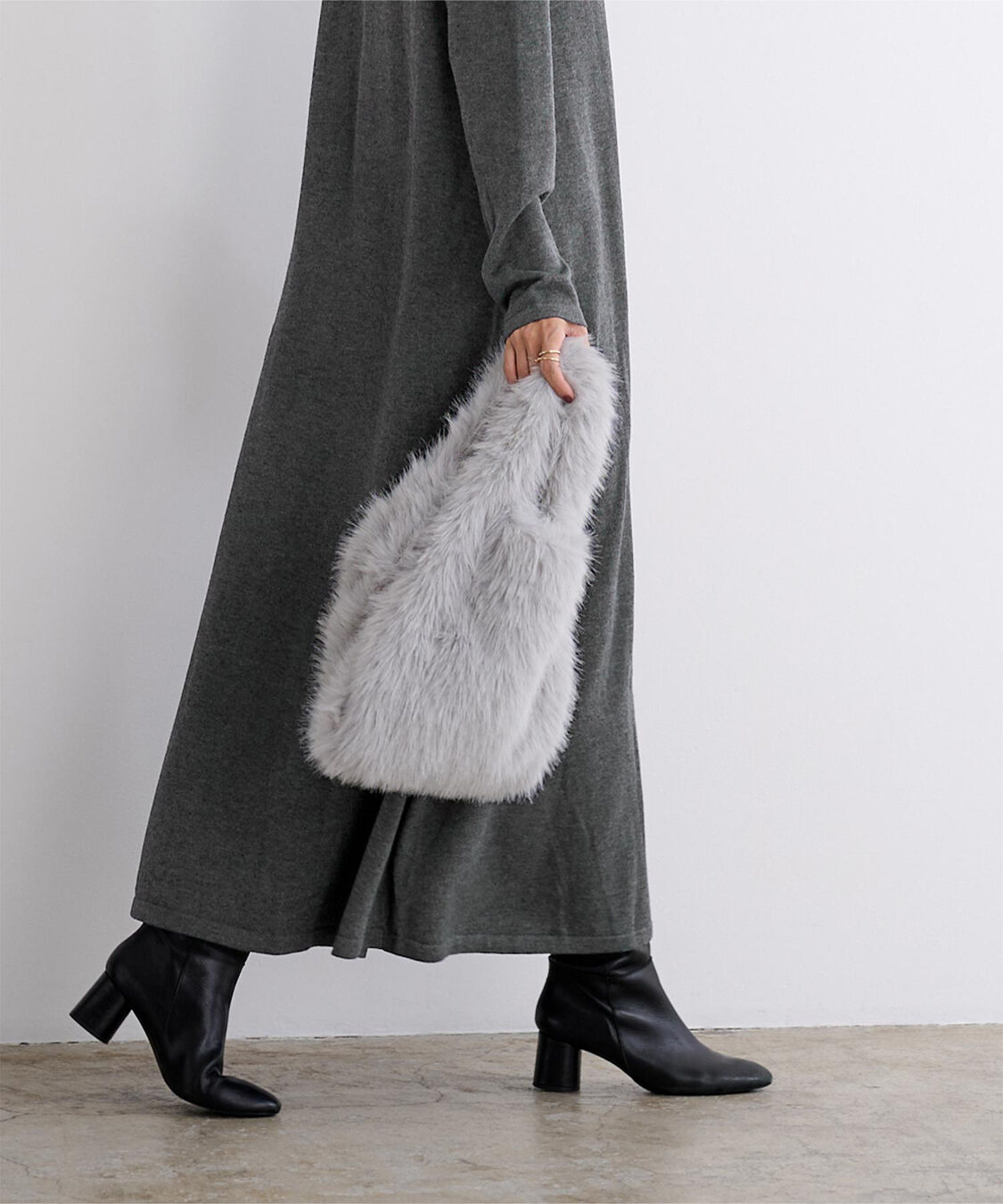 ur's「ボートネックロングニットワンピース」|ワンピース|