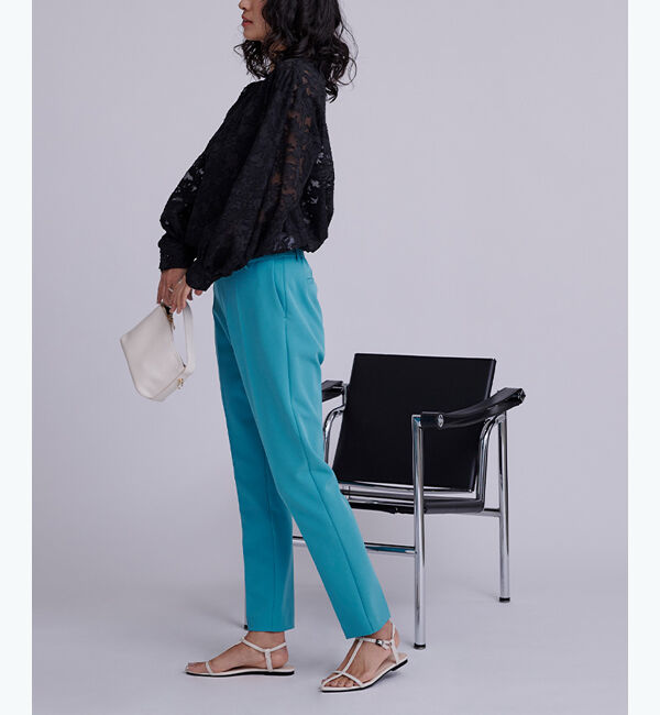 ur's「【神山まりあさん着用】クロスデザインストラップフラットサンダル」|サンダル|