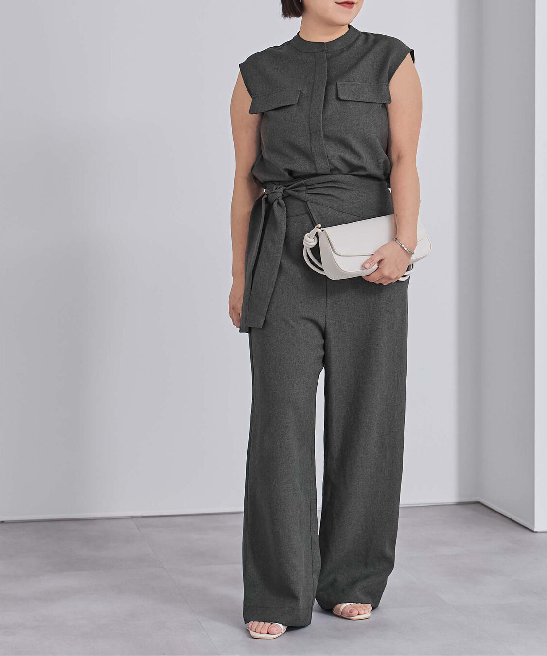 ur's「リネンライクノースリーブトップス」|シャツ・ブラウス|