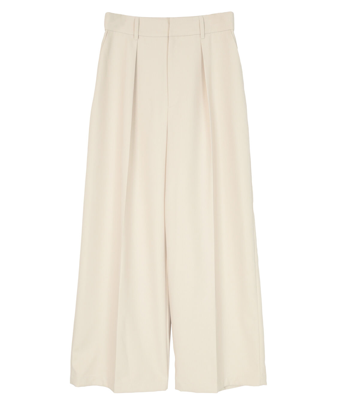 ur's「センタープレスタックワイドパンツ」|スラックス|