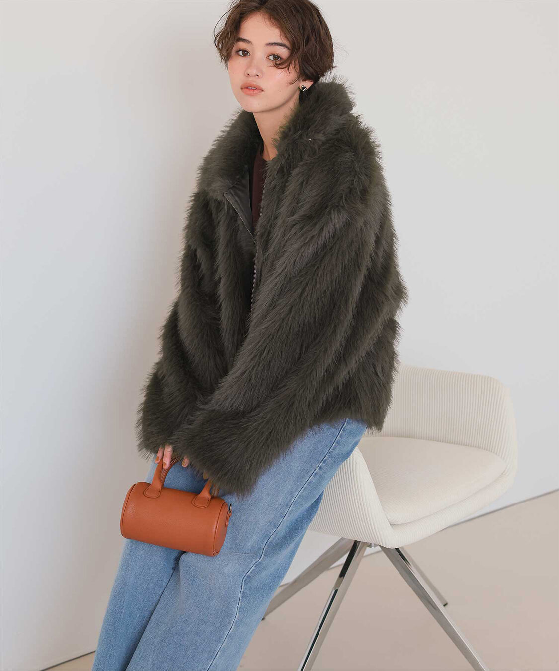 titivate「フェイクファージャケット」|その他|