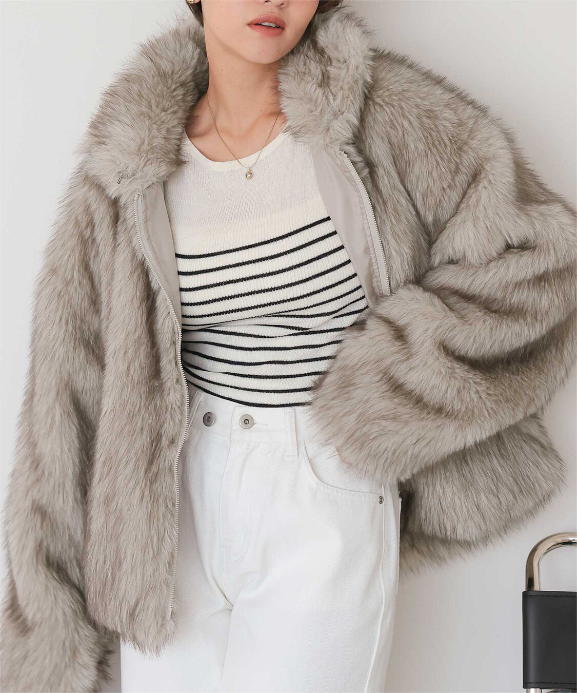 titivate「フェイクファージャケット」|その他|