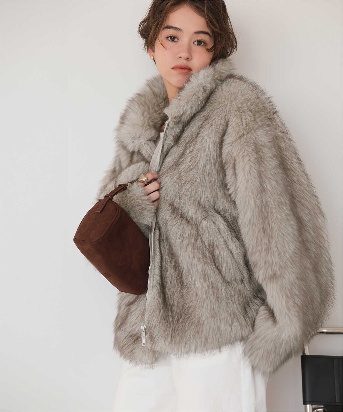 titivate「フェイクファージャケット」|その他|