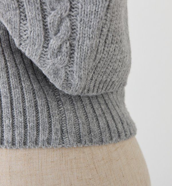  「ケーブルニットアンサンブル」|ニット・セーター|