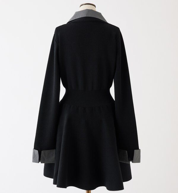  「シャツドッキングミニワンピース」|ワンピース|