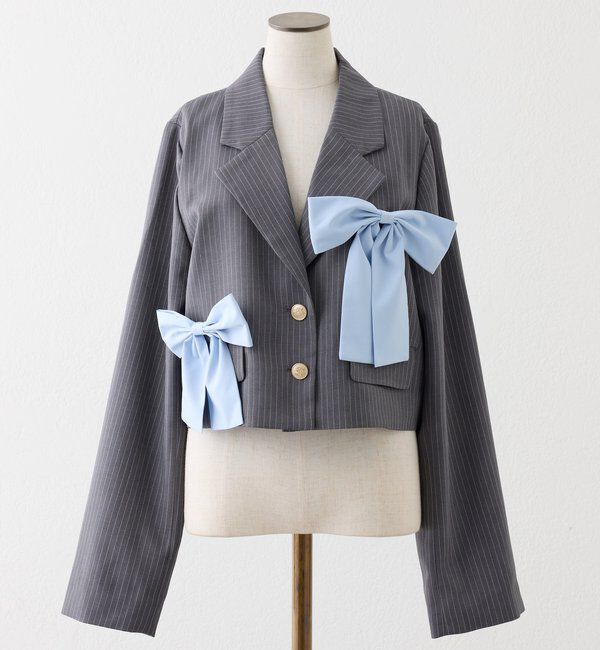  「【セットアップ可能】ビッグリボンテーラー」|ダウンベスト・ベスト|