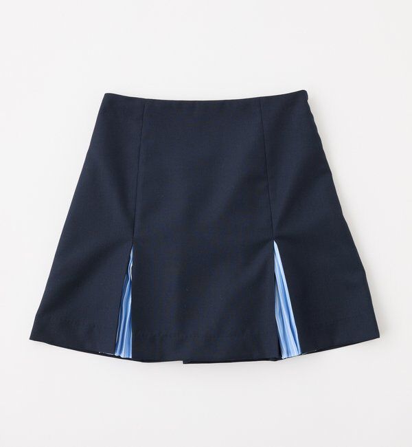  「【セットアップ可能】配色プリーツスカート」|スカート|