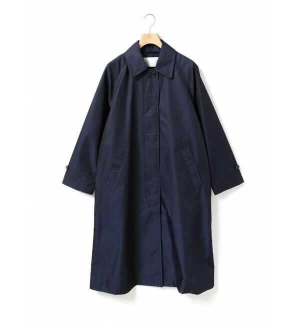 MARMARMAR「MARMARMAR バルマカーンコート」|ステンカラーコート|ネイビー