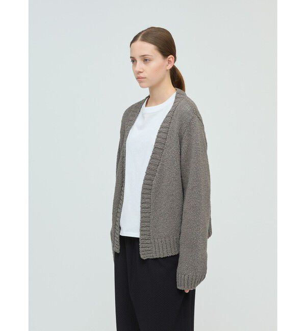 mizuiro ind「mizuiro ind リリーヤーンVネックカーディガン」|カーディガン|