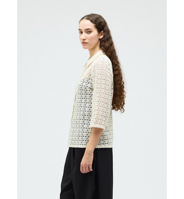 mizuiro ind「mizuiro ind レースシャツ」|シャツ・ブラウス|