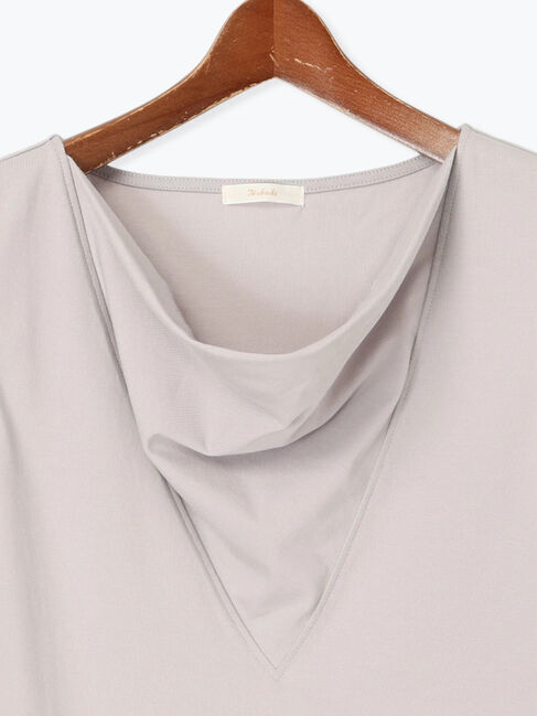 Te chichi「ドレープネックノースリーブトップス」|Tシャツ・カットソー|