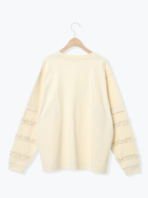 Samansa Mos2「【Disney】くまのプーさん袖フリルロンT」|Tシャツ・カットソー|