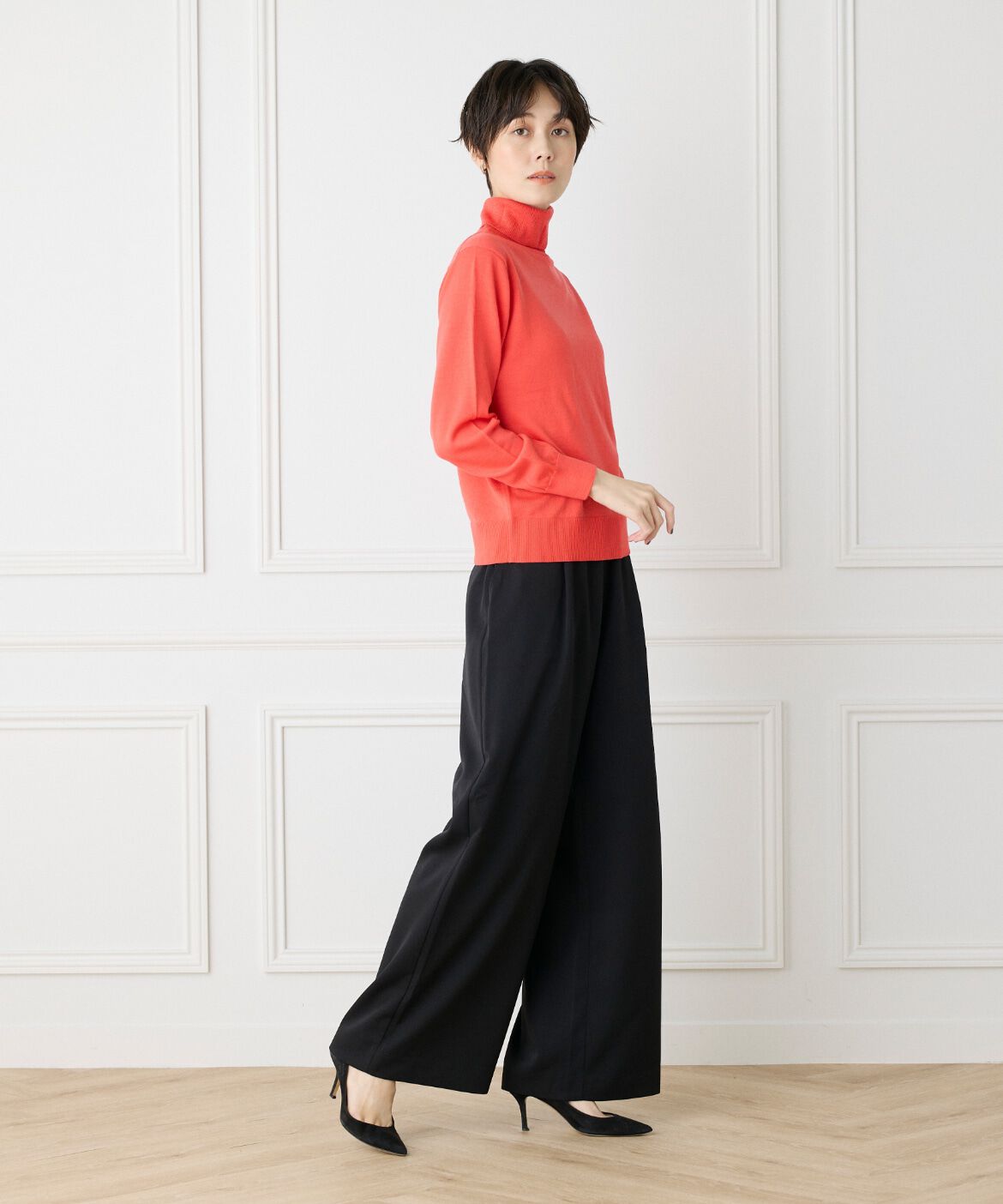 DAY by DAY it&rsquo;s international「ウォッシャブルウールベーシックタートルネックニット《HARMONY》」|ニット・セーター|