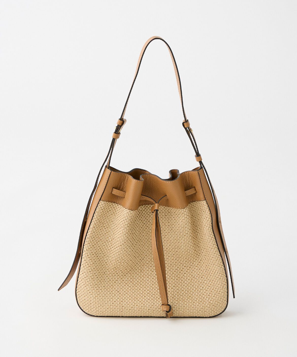 INED「《SUPERIOR CLOSET》異素材コンビショルダーバッグ《LORISTELLA》」|ショルダー・メッセンジャー|ベージュ2