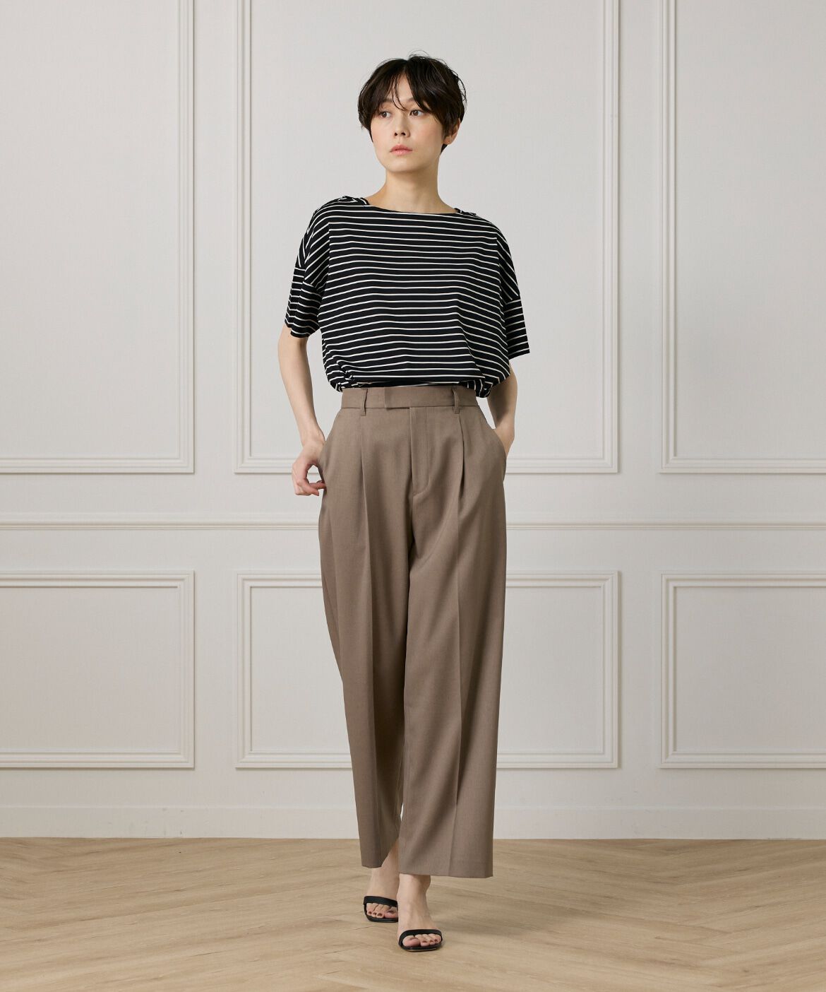 DAY by DAY it&rsquo;s international「ボートネックボーダーカットソー」|Tシャツ・カットソー|