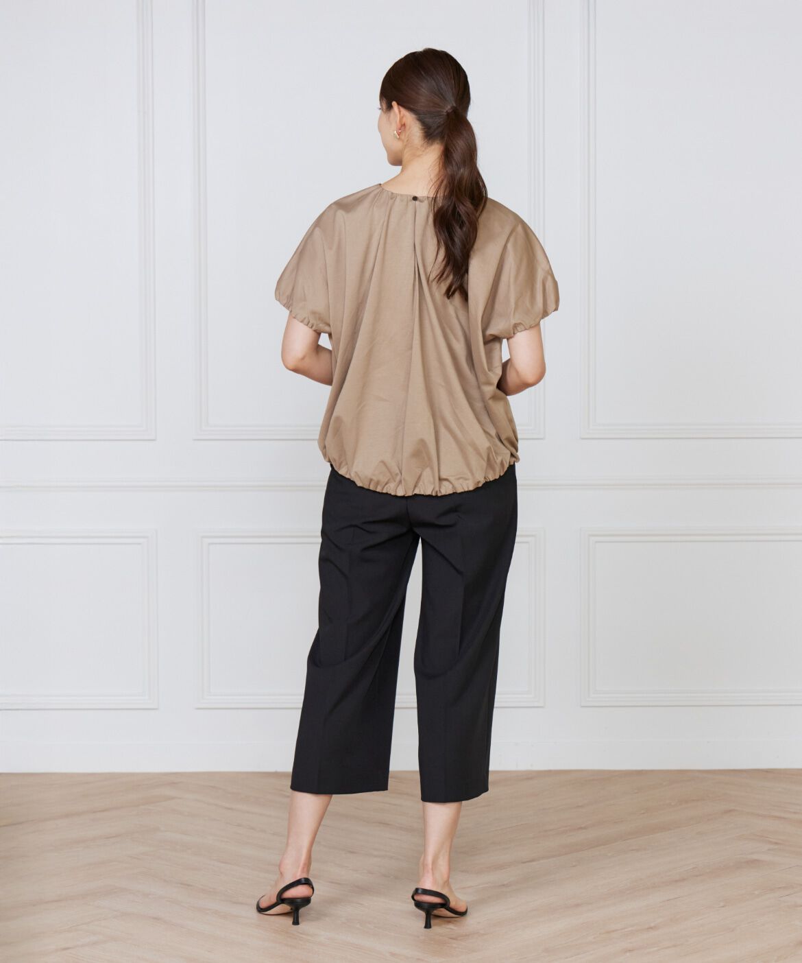 7-IDconcept.「ワイドクロップトパンツ」|その他|