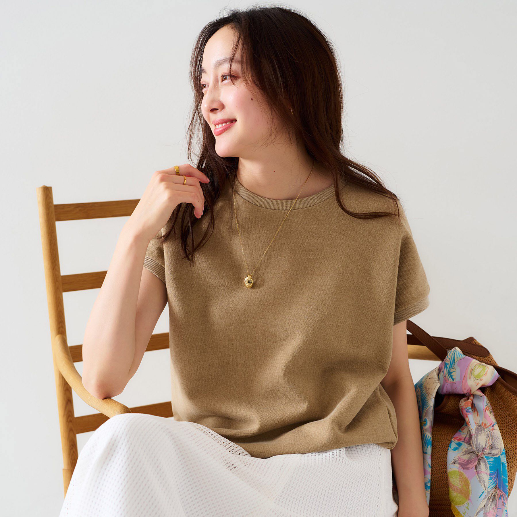 UNTITLED「【手洗い可】ヴィンテージライク スウェットトップス」|パーカー|