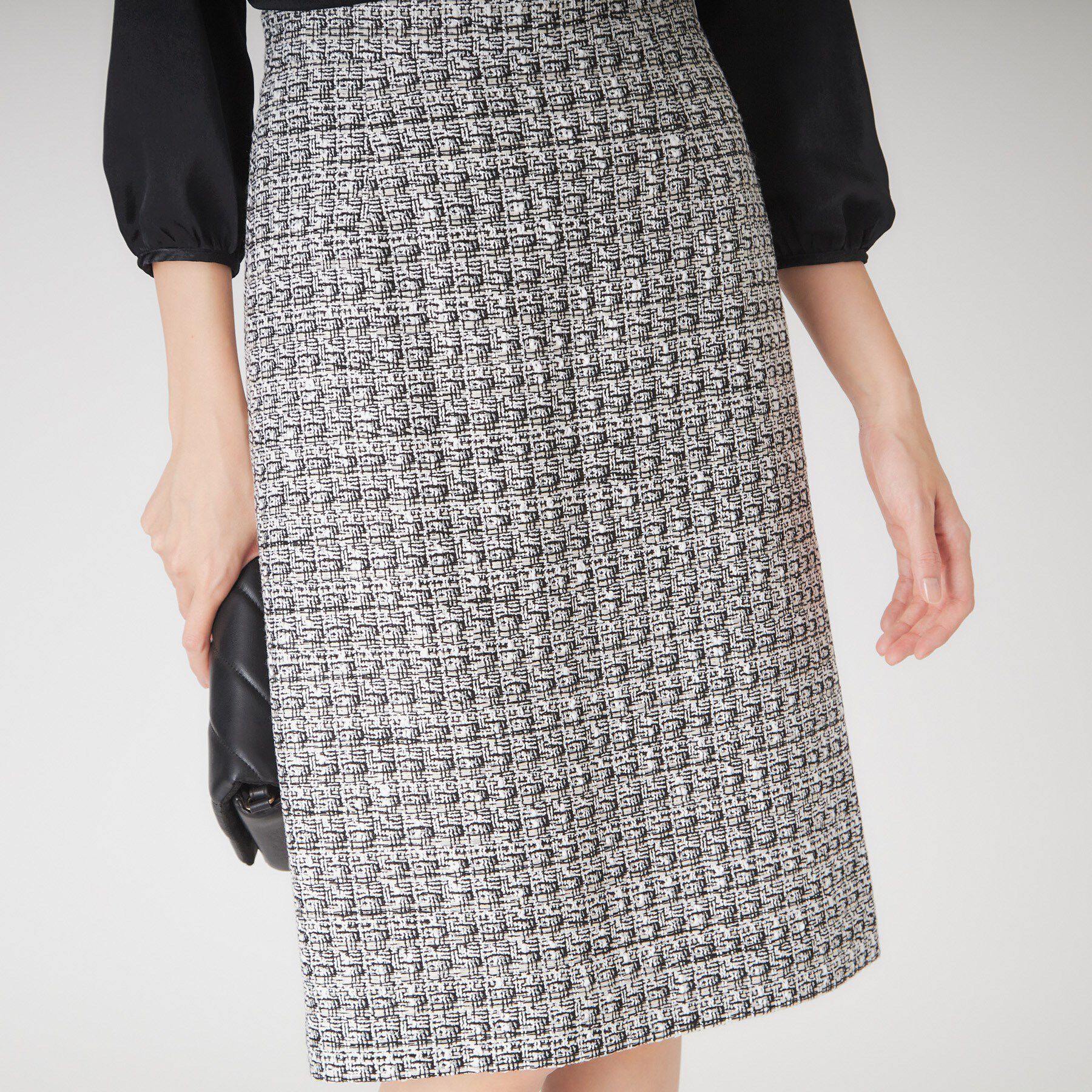 COUP DE CHANCE「【日本製】ファンシーツィードのセミAラインスカート」|スカート|