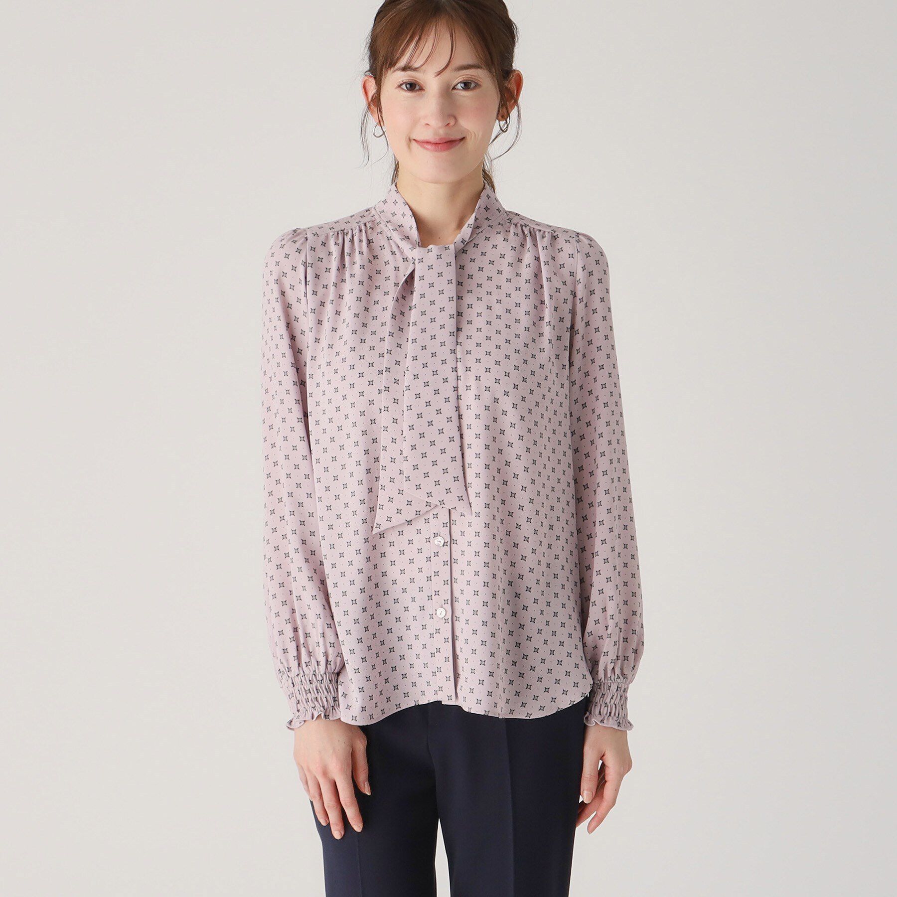 COUP DE CHANCE「【洗える／日本製】ボウブラウス」|シャツ・ブラウス|