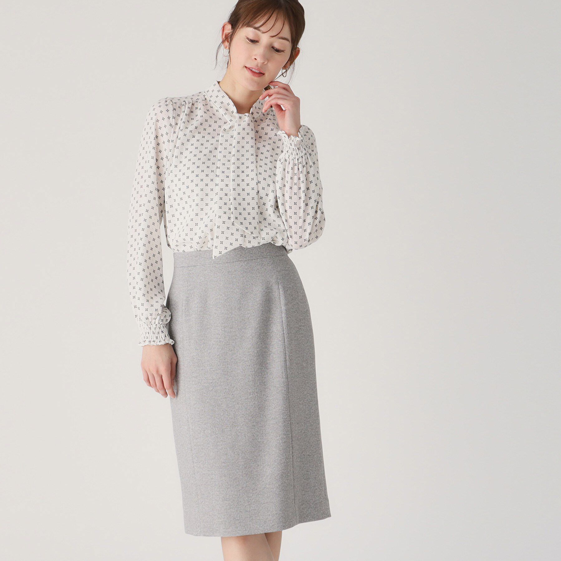 COUP DE CHANCE「【洗える／日本製】ボウブラウス」|シャツ・ブラウス|