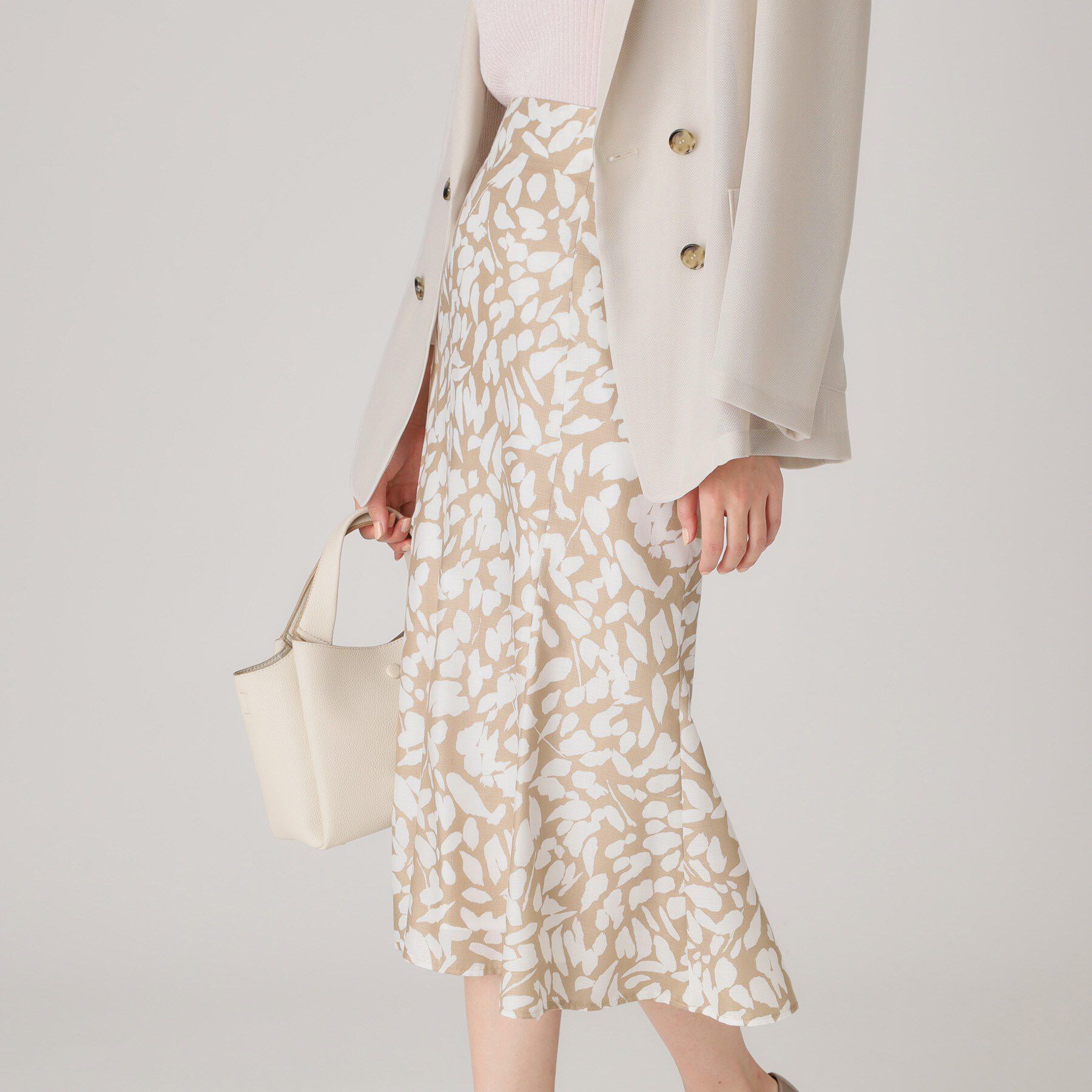 COUP DE CHANCE「【洗える／日本製／ウエスト一部ゴム】マーメイドスカート」|スカート|