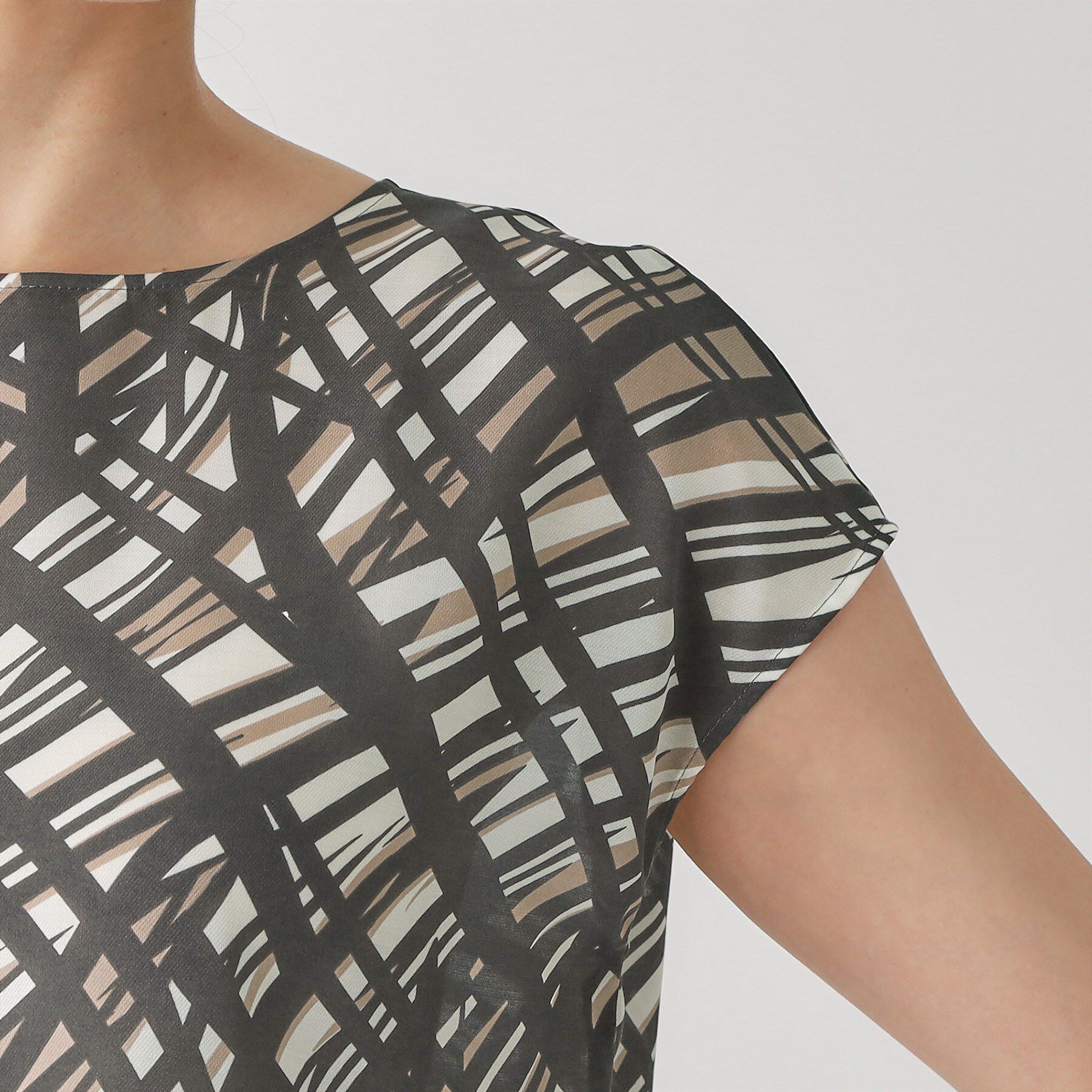 COUP DE CHANCE「【手洗い可／日本製】上品チェック柄のブラウス」|シャツ・ブラウス|