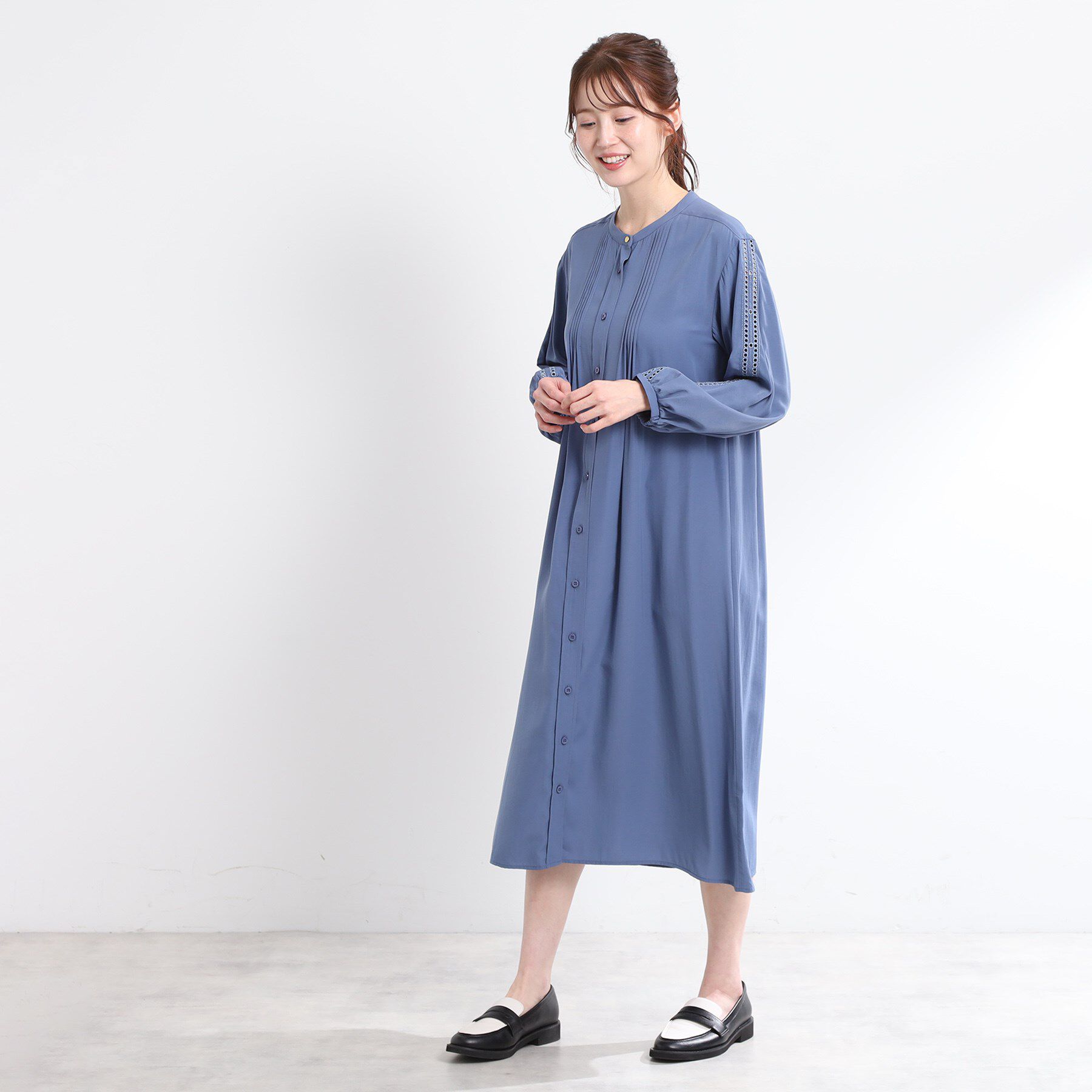 Reflect「【夏SALE／E‐QUALITY／羽織にも◎】エンブロイダリーワンピース」|ワンピース|