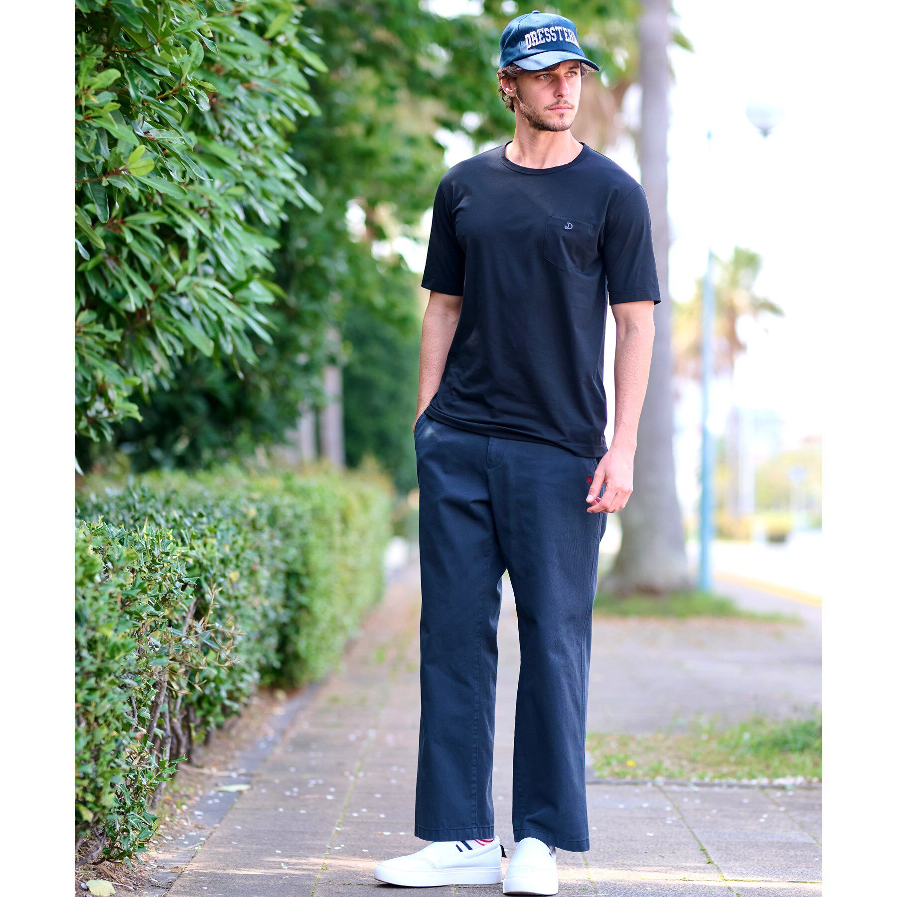 DRESSTERIOR「ソフトタッチ インナーTシャツ」|Tシャツ・カットソー|