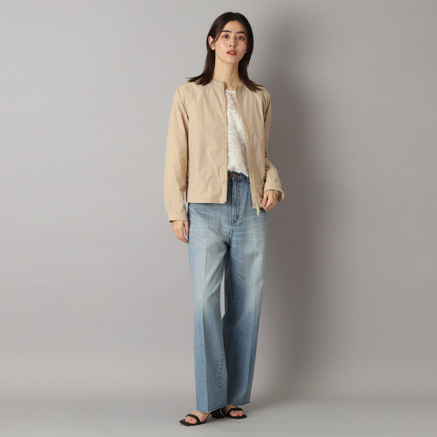 DRESSTERIOR「WOOLRICH（ウールリッチ）CITY BOMBER ノーカラージャケット」|ブルゾン・スタジャン|