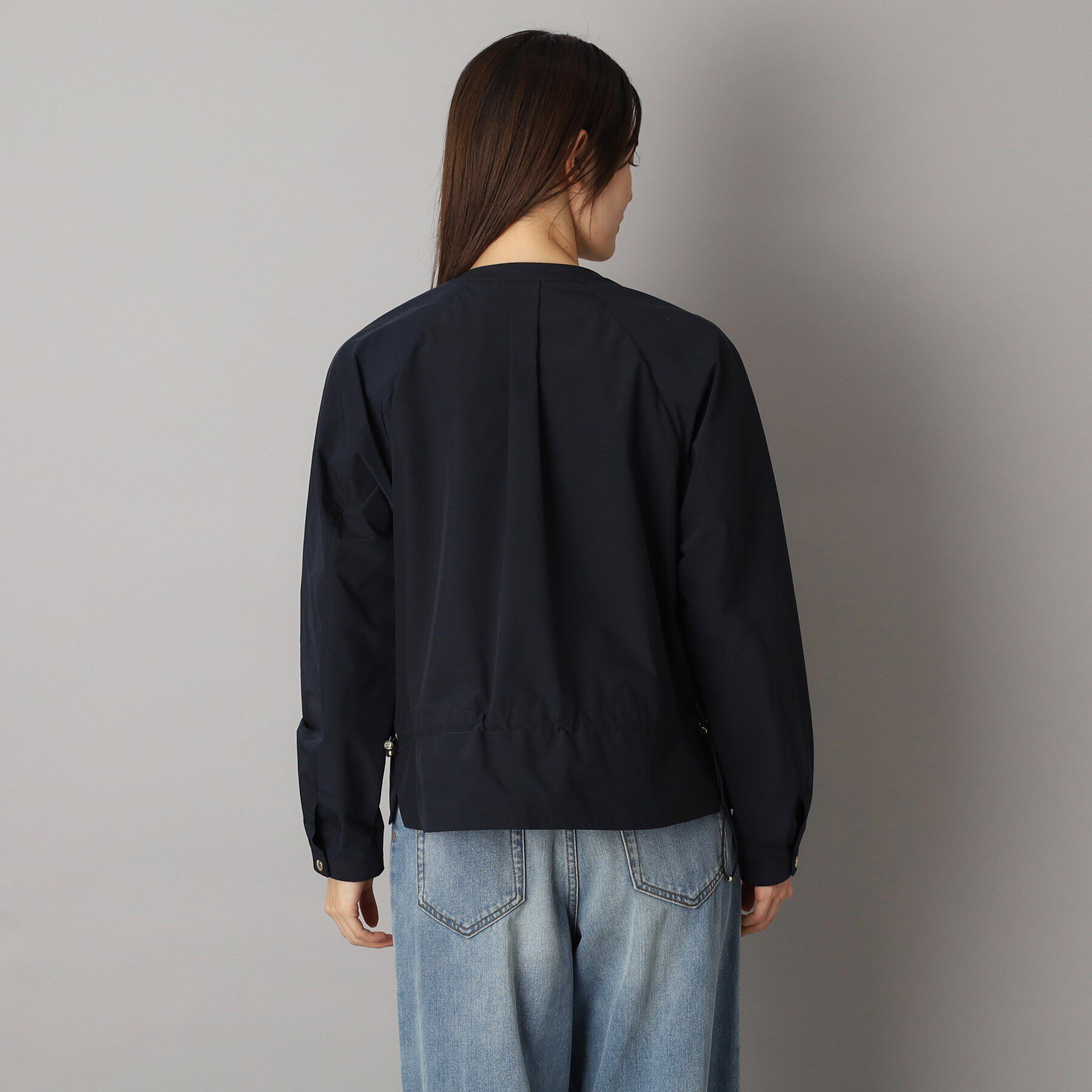 DRESSTERIOR「WOOLRICH（ウールリッチ）CITY BOMBER ノーカラージャケット」|ブルゾン・スタジャン|