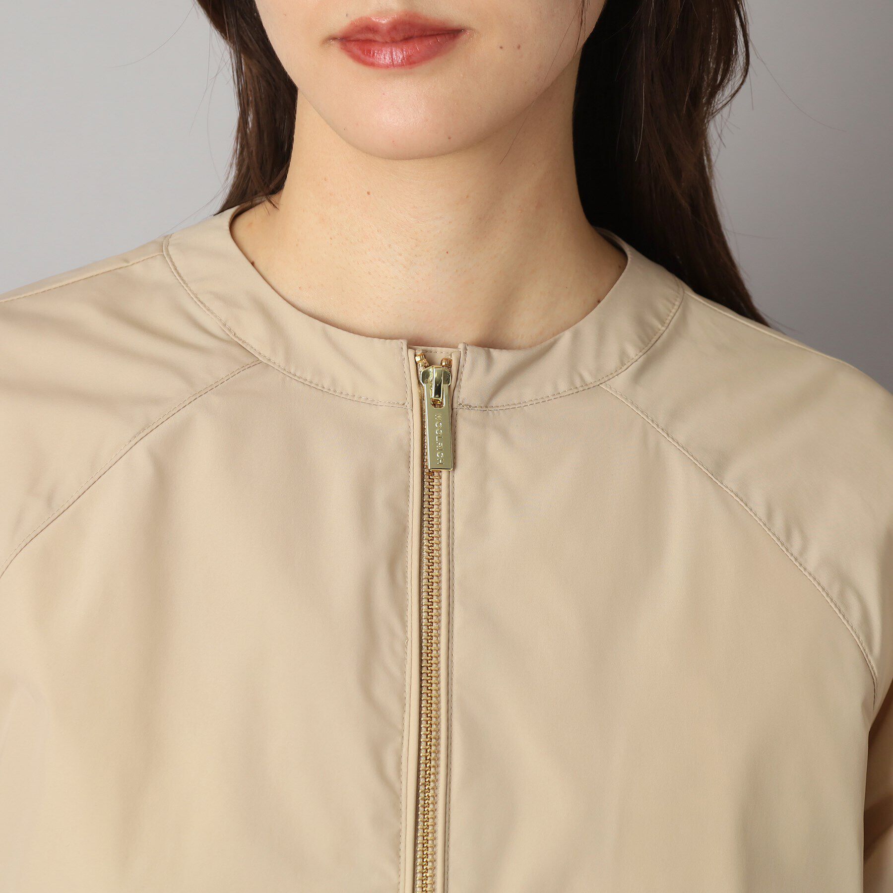 DRESSTERIOR「WOOLRICH（ウールリッチ）CITY BOMBER ノーカラージャケット」|ブルゾン・スタジャン|