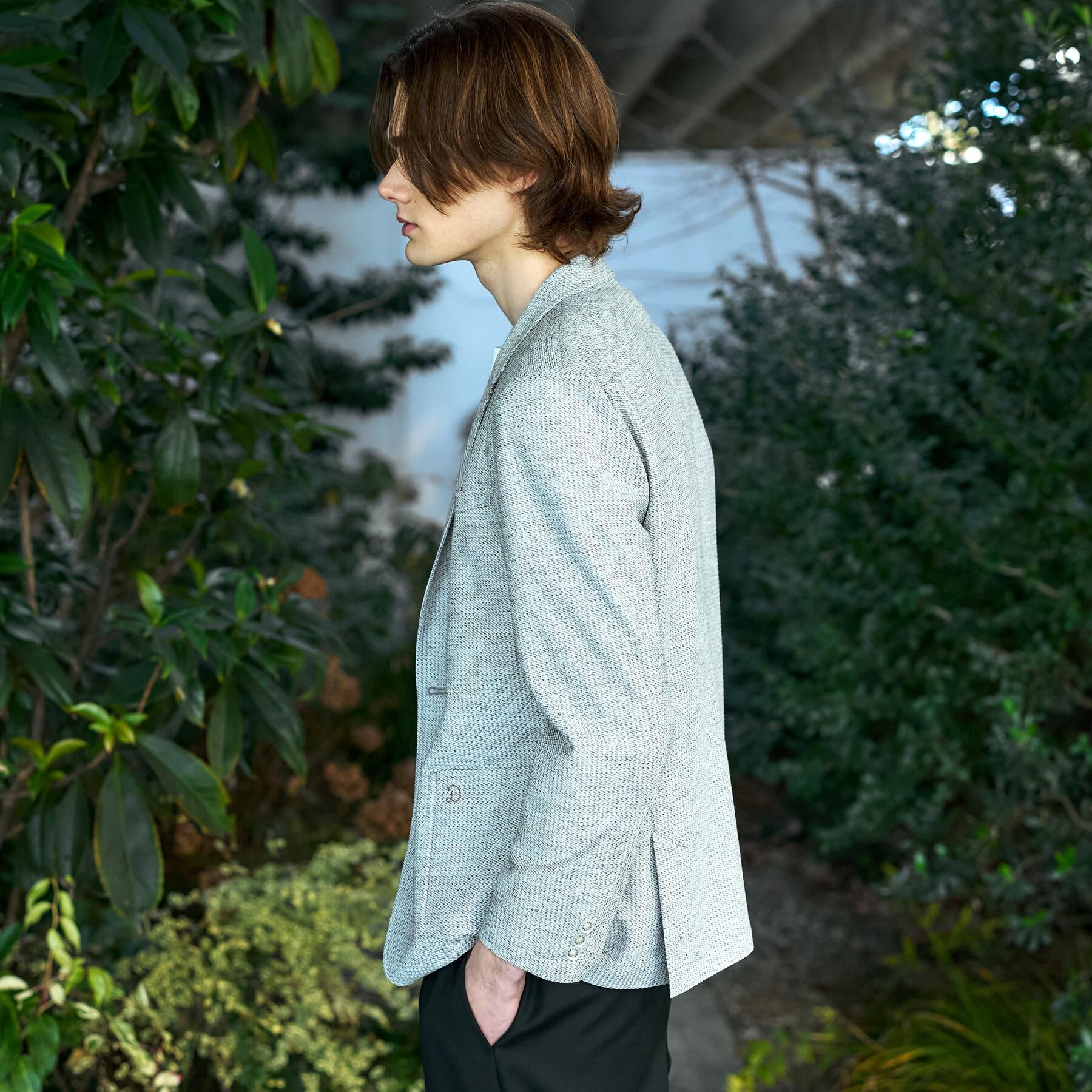 DRESSTERIOR「鹿の子 コンフォータブルジャケット」|テーラードジャケット|