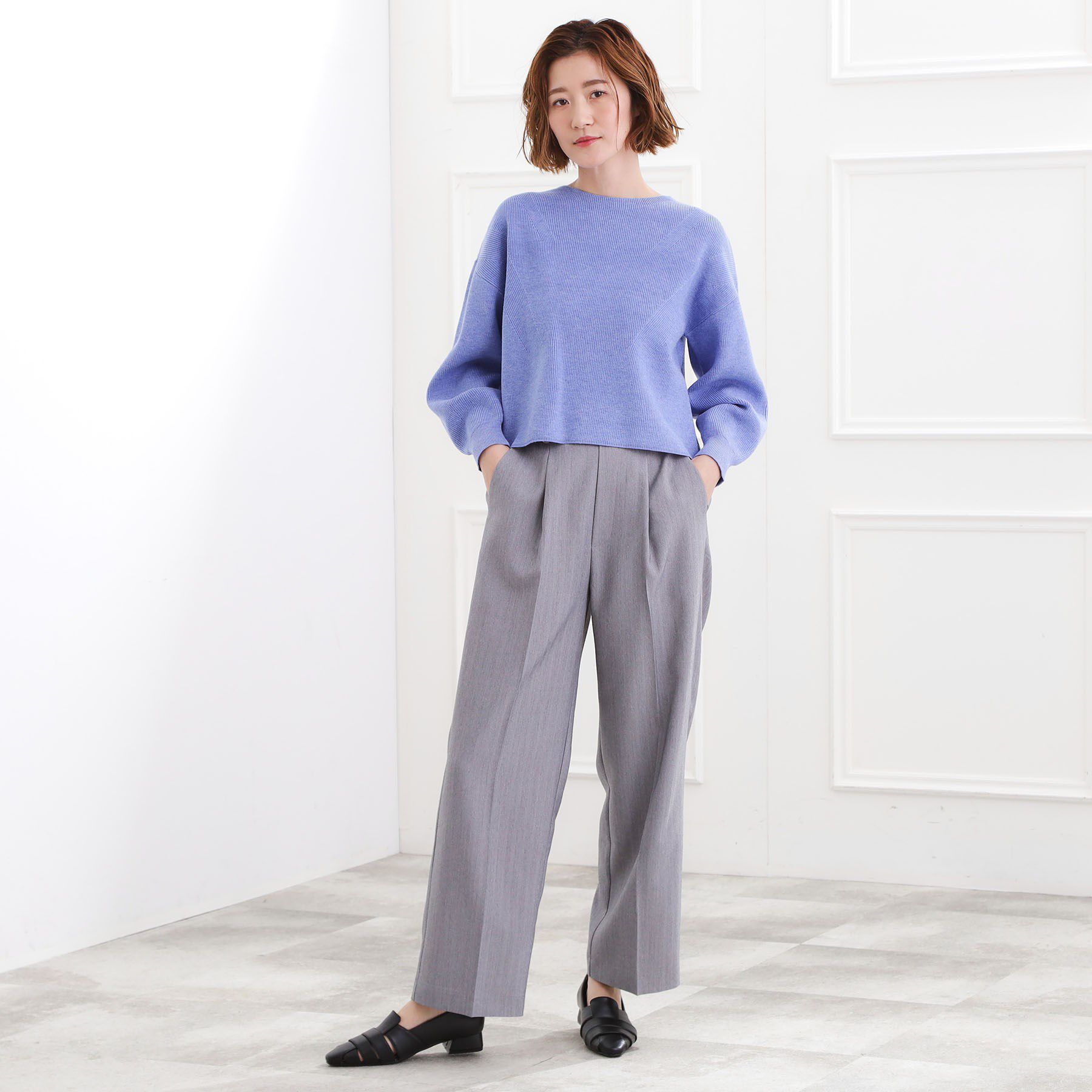 grove「毎日着たくなる、もちもち畦編みニット」|ニット・セーター|