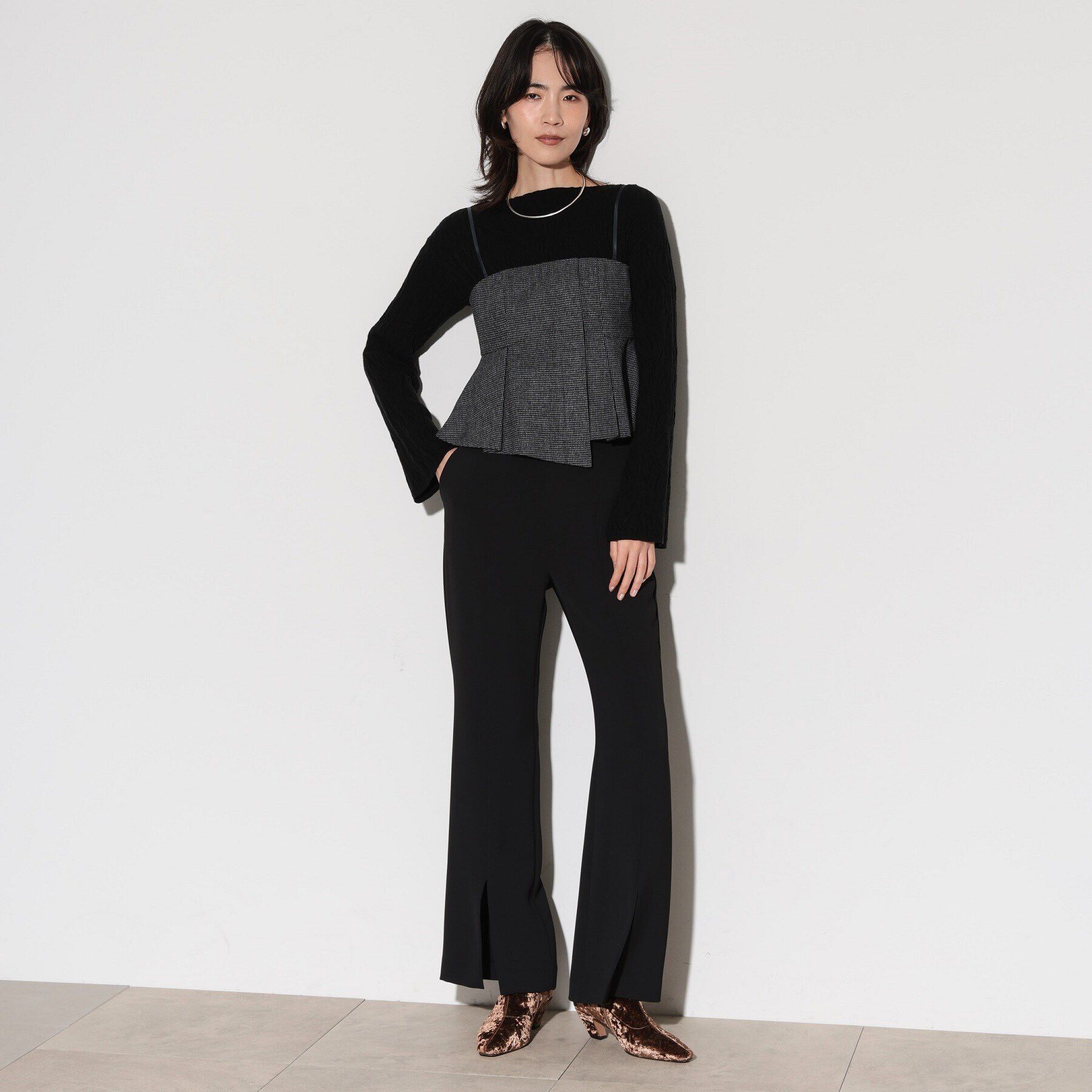 GALLEST「フレアスリットパンツ」|その他|