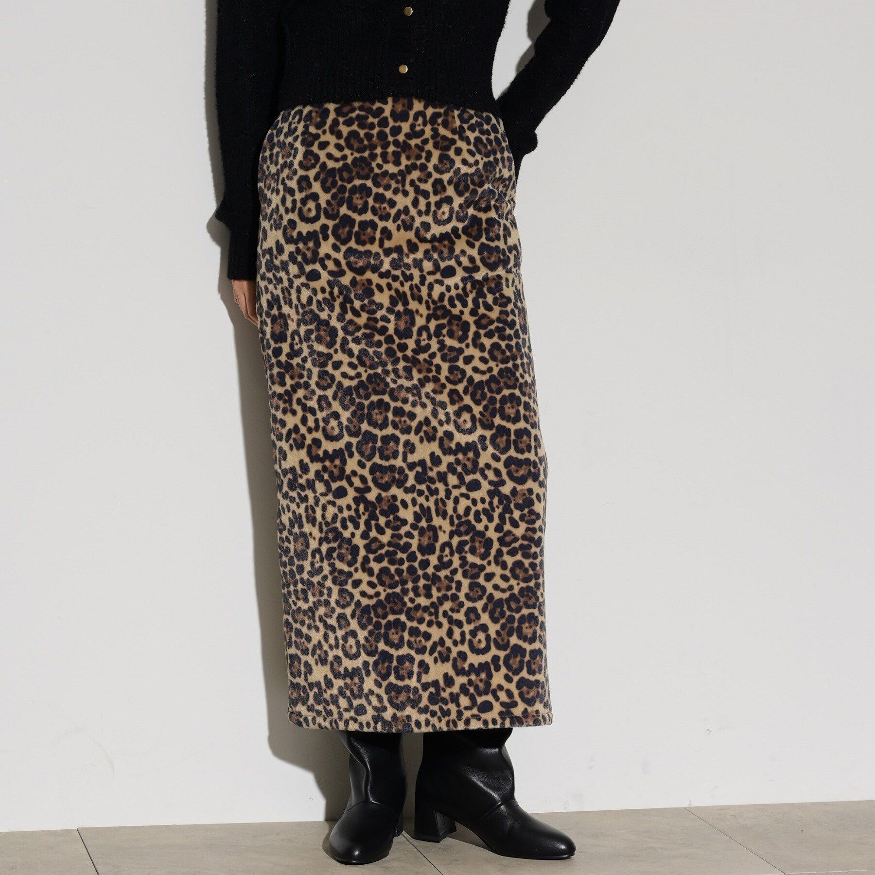 GALLEST「レオパードタイトスカート」|スカート|
