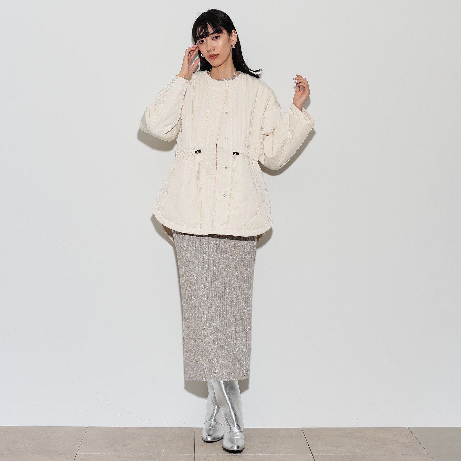 GALLEST「中綿キルティングジャケット」|ダウン|