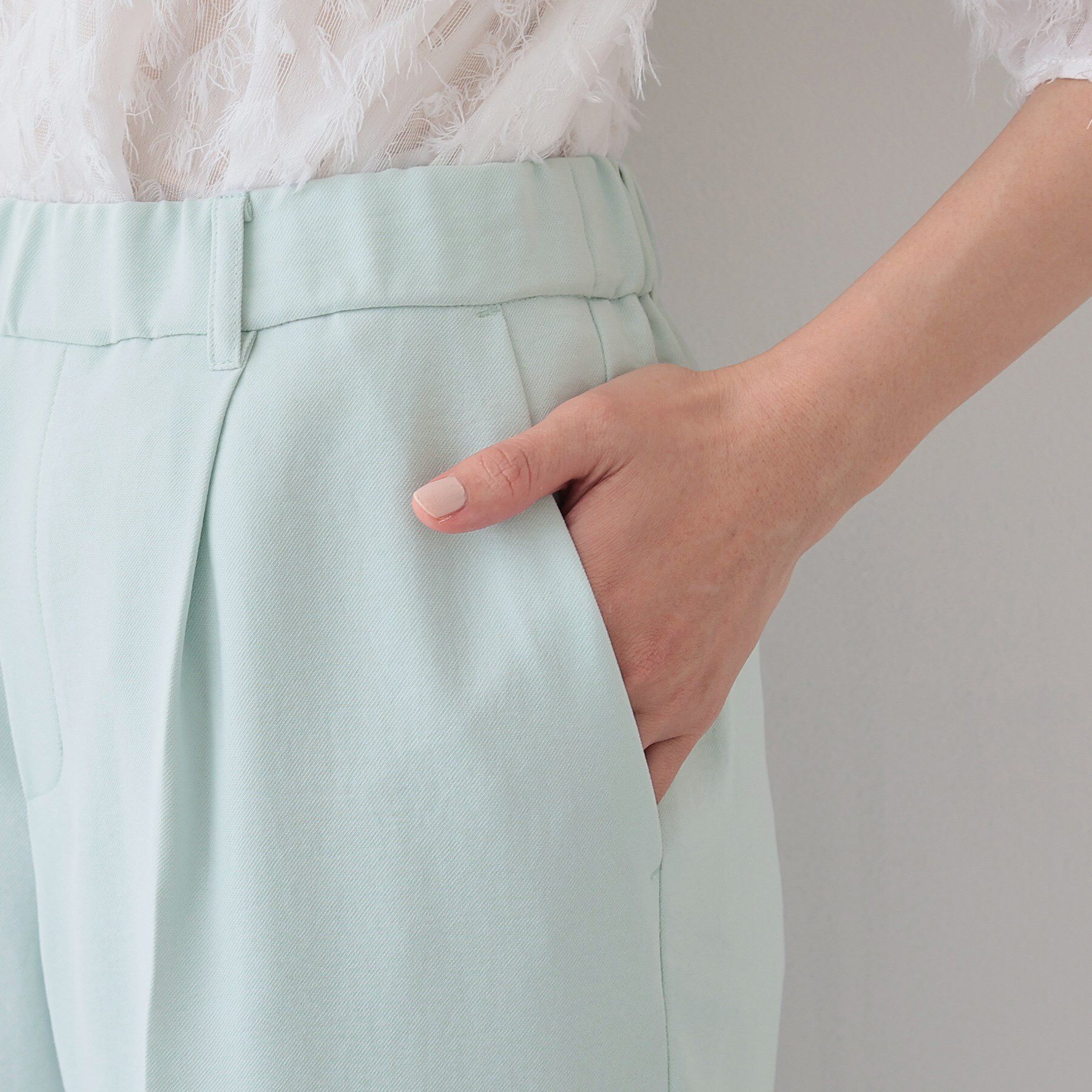 INDIVI「【着る日傘/遮熱/UVケア】ワイドパンツ」|スーツ|