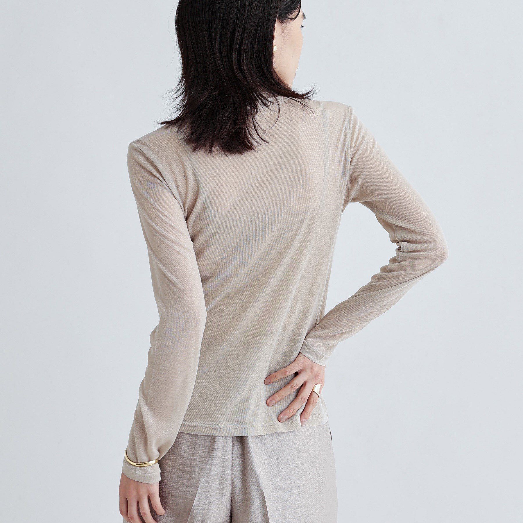 GALLEST「メロウラインシアートップス」|Tシャツ・カットソー|