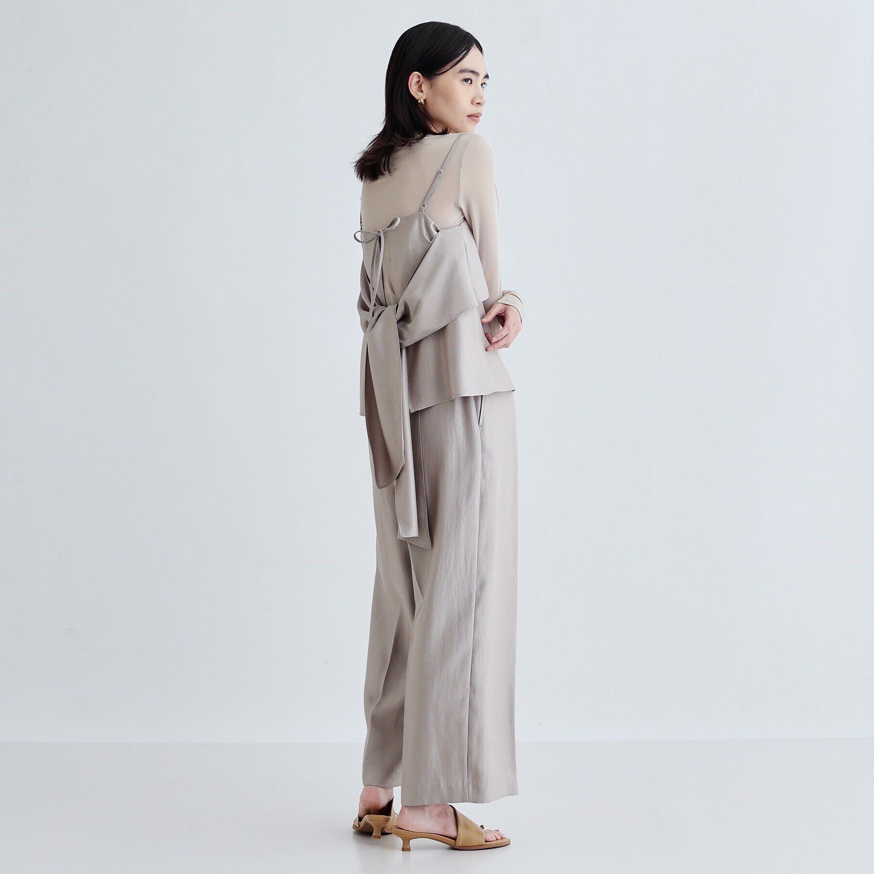 GALLEST「【セレモニー/セットアップ可能】タックストレートパンツ」|その他|