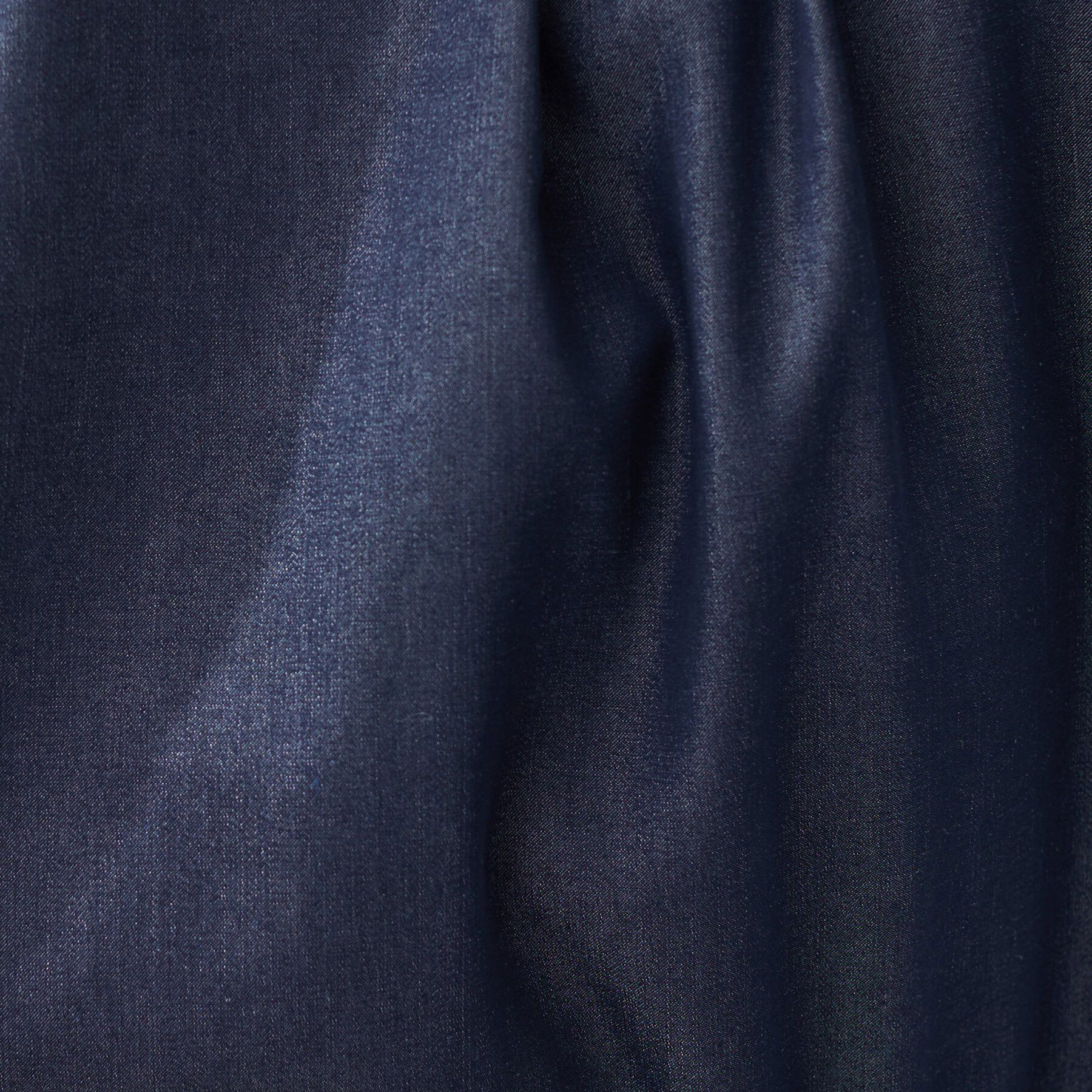 INDIVI「【洗える／UVケア／SETUP可能】デニムライク ランタン袖ブラウス」|シャツ・ブラウス|