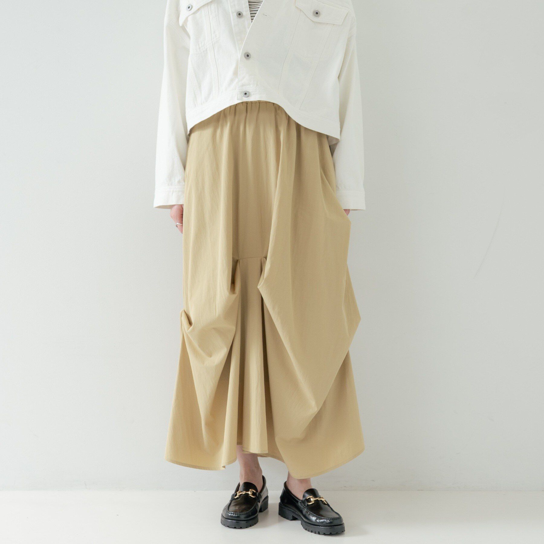GALLEST「ランダムタックスカート」|スカート|