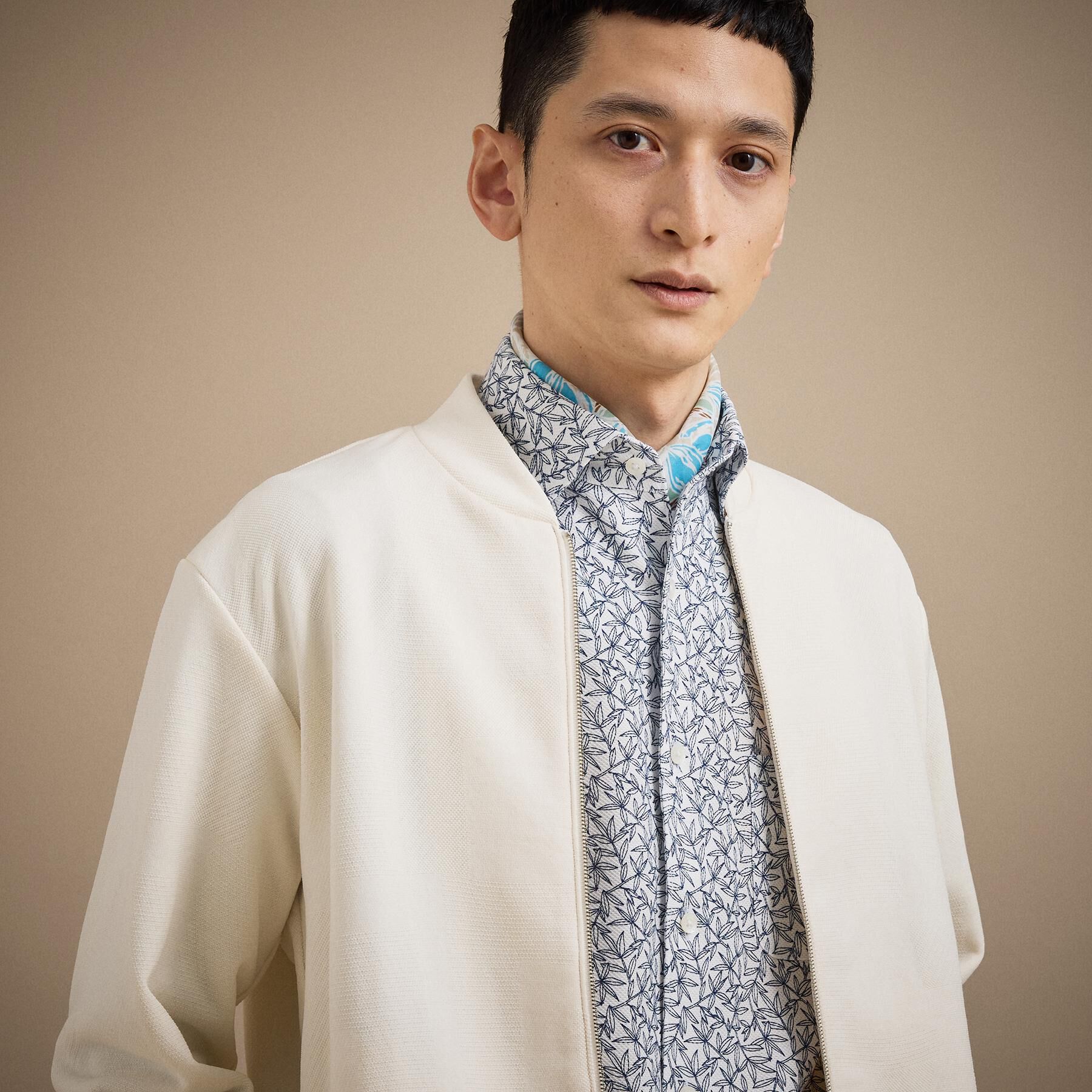 TAKEO KIKUCHI「スライドパズル ジャカード ブルゾン」|ブルゾン・スタジャン|