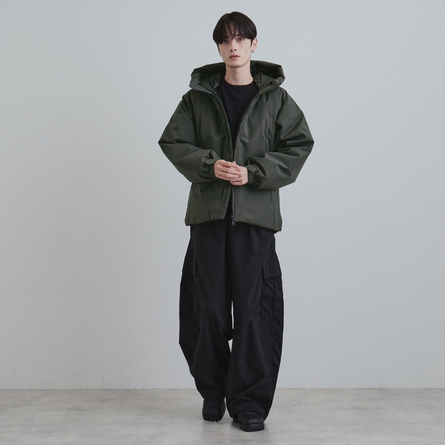 tk.TAKEO KIKUCHI「【撥水】フーデットインシュレーションブルゾン」|ブルゾン・スタジャン|