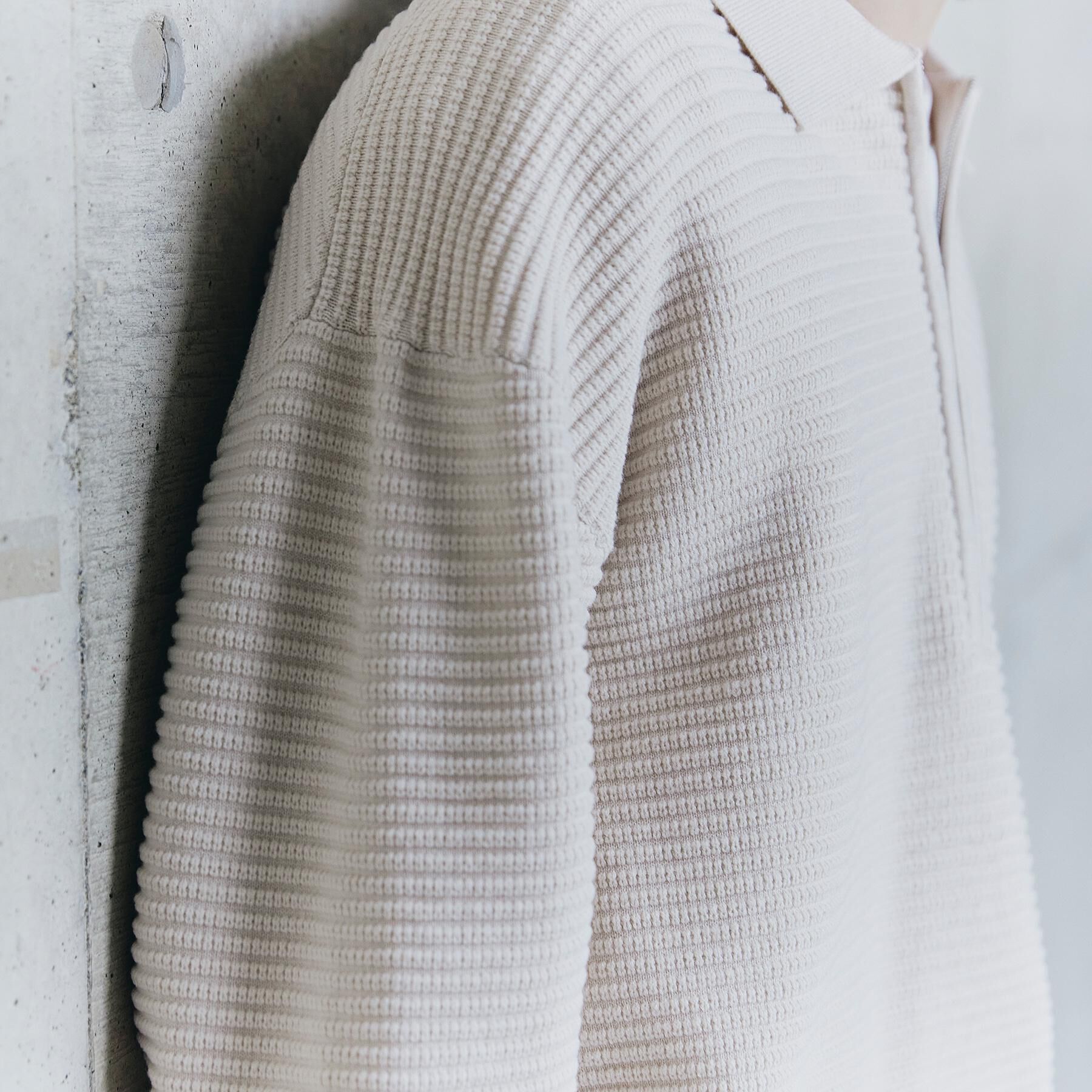 tk.TAKEO KIKUCHI「ハーフジップニットポロシャツ」|ニット・セーター|