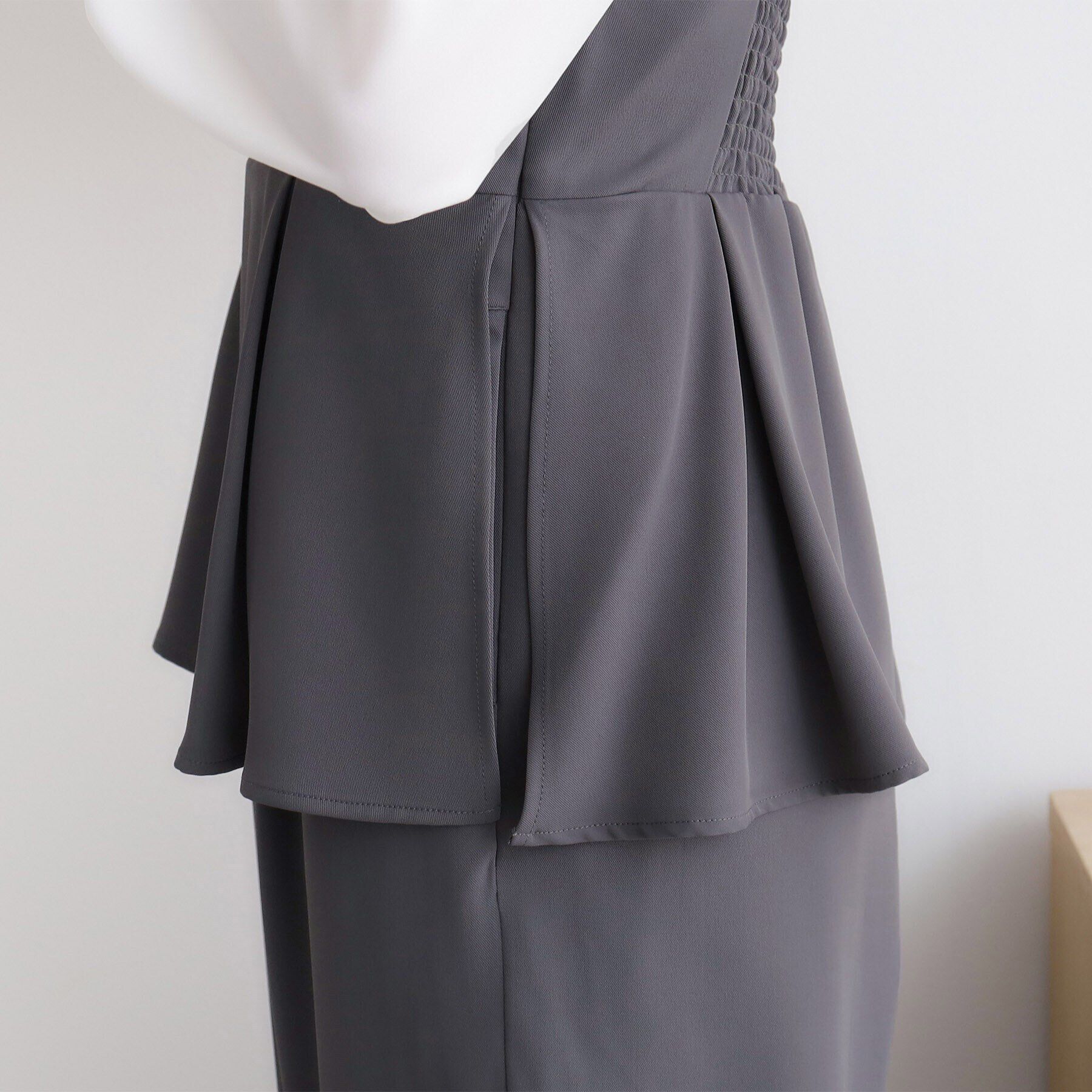 index「ペプラムレイヤードサロペット【洗濯機洗い可/イージーアイロン】」|オールインワン|