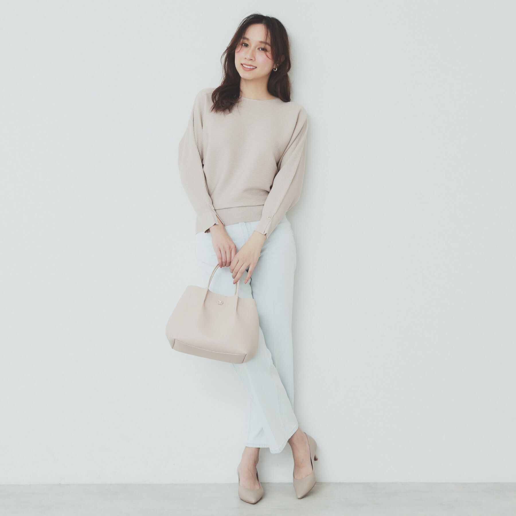 index「《5color》ドルマンリブニット【洗濯機洗い可/抗ピル】」|ニット・セーター|