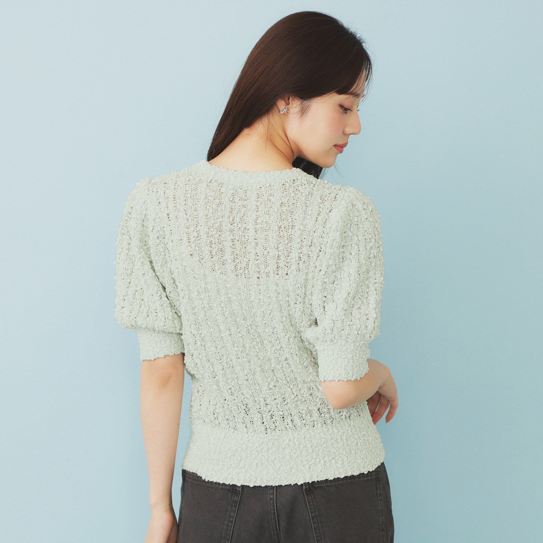 index「ポップコーンラメシアーニット【洗濯機洗い可/抗ピル】」|ニット・セーター|