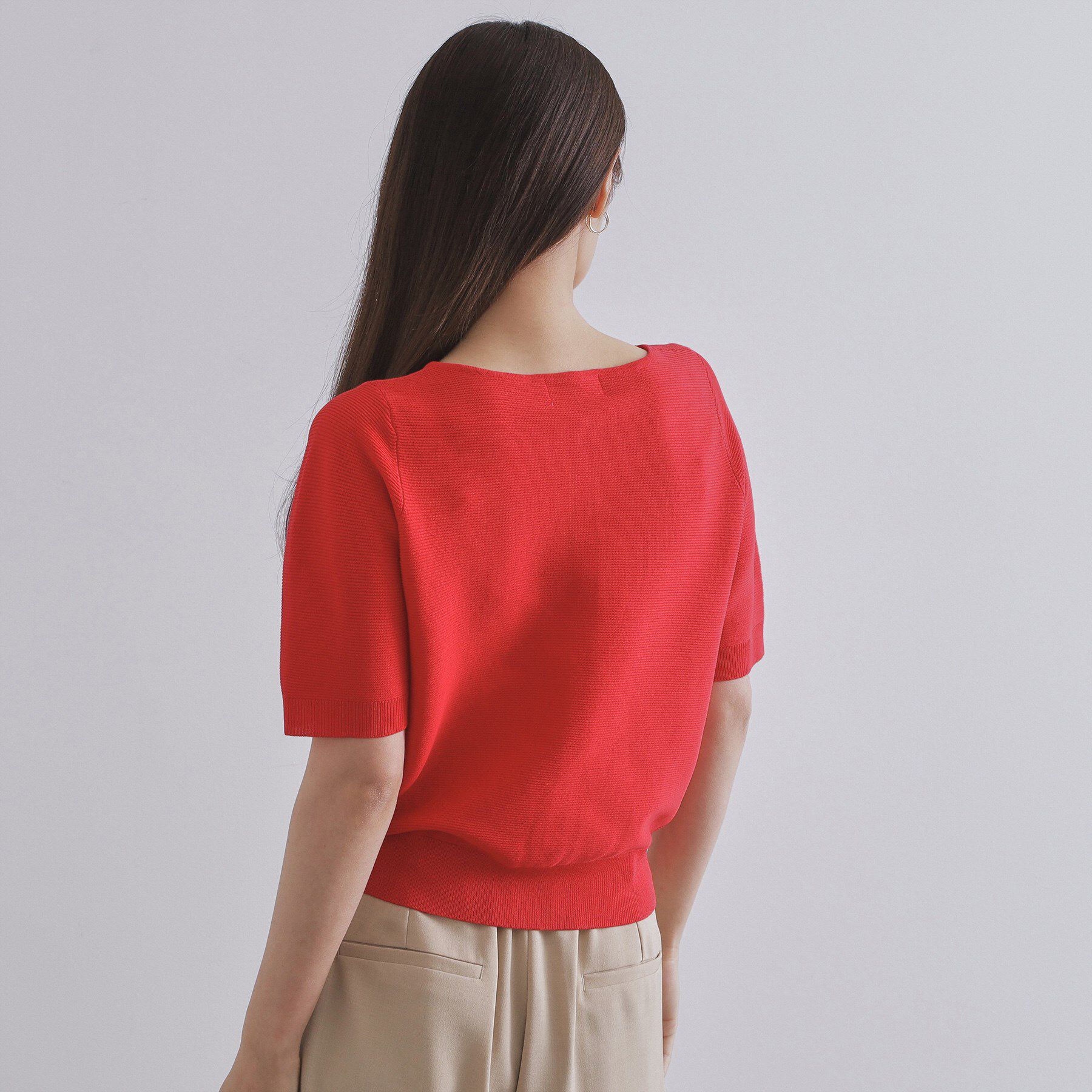 OPAQUE.CLIP「ガーダーニットカーディガン【UVケア/洗濯機洗い可】」|カーディガン|